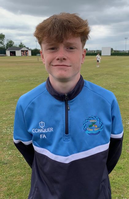 Fin Atyeo - bowled well for Haverfordwest Fin Atyeo - bowled well for Haverfordwest